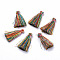 Polyester Tassel Pendant Decorations, Colorful, 30~35mm