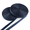 Adhesive Hook and Loop Tapes, Magic Taps with 50% Nylon and 50% Polyester, Prussian Blue, 25mm