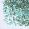 2-Hole Transparent Glass Seed Beads, Antique Style, Rectangle, Dark Turquoise, 4.5~5.5x2x2~2.5mm, Hole: 0.5~0.8mm