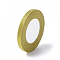 Glitter Metallic Ribbon, Sparkle Ribbon, DIY Material for Organza Bow, Double Sided, Golden, Size: about 3/8 inch(10mm) wide, 25yards/roll(22.86m/roll), 10rolls/group, 250yards/group