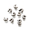 304 Stainless Steel Crimp Beads Covers, Stainless Steel Color, 5.5x4.5x3.5mm