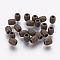 Tibetan Style Alloy Beads, Lead Free & Nickel Free & Cadmium Free, Barrel, Antique Bronze Color, about 7mm long, 6mm wide, hole: 2.5mm