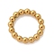 304 Stainless Steel Twisted Linking Rings, Real 18K Gold Plated, Ring, 7x1mm, Inner diameter: 4.5mm
