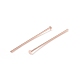 Латунные шпильки с плоской головкой KK-WH0058-03B-RG-2