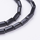 Непрозрачное стекло бисер нитей EGLA-E008-3x6mm-10-3