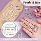 15 шт. пряжки из сплава 3 цветов DIY-GF0006-13A-2