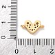 Подвески-сердечки с микропаве из латуни и кубическим цирконием KK-F894-03G-01-3