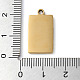 Ионное покрытие (ip) подвески из нержавеющей стали 304 STAS-D025-06G-02-3