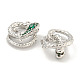 Латунные микро проложить кубического циркония подвески KK-S386-23P-02-2