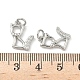 Латунные микропаве прозрачные подвески с фианитом KK-H076-19P-3