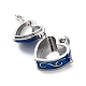Латунь эмаль Locket подвески KK-F894-15P-02-2