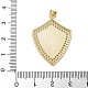 Латунные микро проложить кубического циркония подвески KK-P293-23G-3