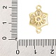 Подвески/звенья из латуни с прозрачным кубическим цирконием FIND-L019-07G-03-3