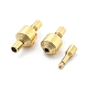 Ионное покрытие (IP) 304 нержавеющая сталь европейские застежки STAS-Z115-04G-04-2