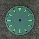 Светящееся свечение на темном медном циферблате часов CLOC-PW0001-01A-1