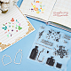 1 шт. прозрачные силиконовые штампы DIY-CP0009-57-4