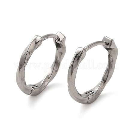 Серьги-кольца из хирургической нержавеющей стали 316 EJEW-Q795-03P-1