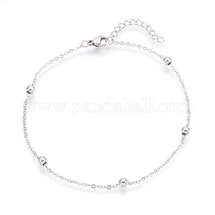 Ножные браслеты из нержавеющей стали 304 AJEW-P069-04P-1