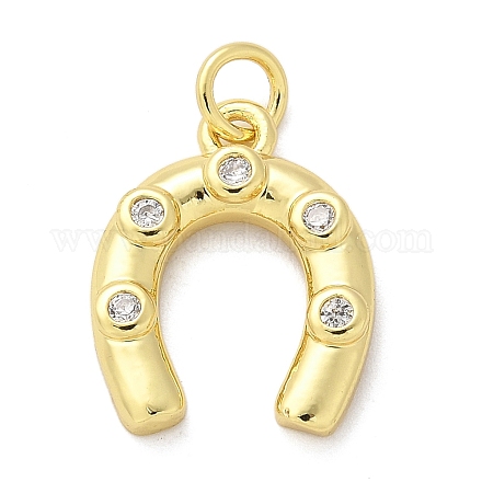 Латунные микро проложить кубического циркония подвески KK-S511-13G-1