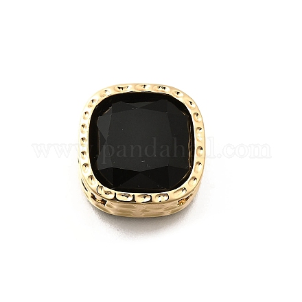 Латунные стеклянные бусины KK-M318-04G-1
