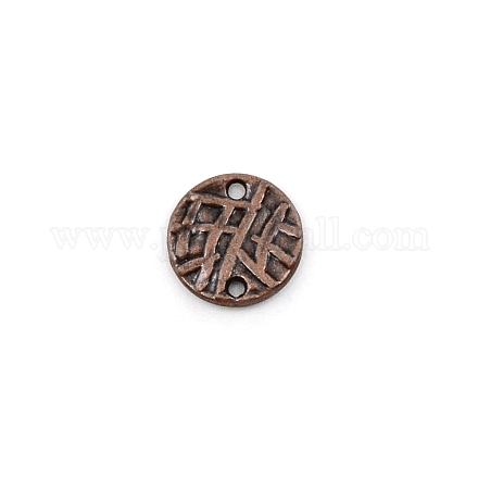 Соединители в тибетском стиле из цинкового сплава FIND-WH0094-85R-1