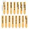 15Pcs 15 Style Wood Plant Labels, for Seed Potting, Herbs, Flowers, Vegetables, Word, 152.4x25.4x3mm, 1pc/style
