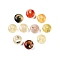 Transparent Acrylic Beads, Rondelle, Dark Khaki, 7x4mm, Hole: 1.8mm, about 3300pcs/500g