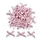 Polyester Costume Accessories, Bowknot, Plum, 16x19x3mm