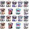 SUNNYCLUE 1 Box 36Pcs Enamel Dog Charms Bulk Puppy Charms Alloy Print Reading Drinking Animal Pet Dogs Charm for Jewelry Making Charms Necklaces Bracelets Keychains DIY Crafts Women Beginners Adults