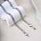 6mm 304 Stainless Steel Mesh Chain Necklaces, Fashionable Hip-hop Trendy Personality Necklaces, Stainless Steel Color, 22.83 inch(58cm)