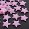 Imitation Jelly Acrylic Beads, Star, Pearl Pink, 20.5x22x5mm, Hole: 1.8mm, about 500pcs/500g