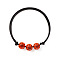 Black, show in picture 1Woven bracelet, Basketball, Football, and Rugby Beaded Bracelet