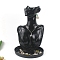 Plastic Model Jewelry Necklace Display Stand, Black, 20.5x12.7x32cm