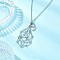 304 Stainless Steel Empty Macrame Pouch Star Moon Pendant Cable Chain Necklace Making, Non-Tarnish, with Slider Beads, Stainless Steel Color, 23.62 inch(60cm)