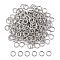 Tarnish Resistant 304 Stainless Steel Open Jump Rings, Stainless Steel Color, 8x1.2mm, Inner Diameter: 5.6mm, about 55pcs/10g