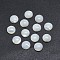 Shell Cabochons, Half Round, WhiteSmoke, 12x3.5~4mm