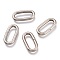 Tarnish Resistant 201 Stainless Steel Quick Link Connectors, Stainless Steel Color, 14.5x7.5x2mm, Inner Diameter: 11mm