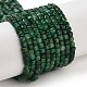 Природные африканские нефритовые бусы пряди G-B088-E20-02-1