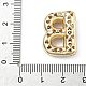 Латунные микро проложить кубического циркония подвески KK-Z108-02G-B-3