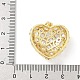 Латунные микропаве прозрачные подвески с фианитом KK-B141-03G-03-3