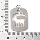 Не тускнеющие полые подвески из нержавеющей стали 304 STAS-C086-04D-P-3
