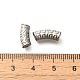 Изогнутые трубчатые бусины из нержавеющей стали 304 STAS-I321-24P-3