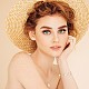 8шт 2 стильных латунных соединительных кольца KK-BC0009-28-6