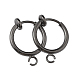 Латунные серьги-клипсы KK-P102-01B-01-2