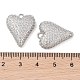 Латунные микропаве прозрачные подвески с фианитом KK-S388-01P-04-3