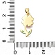 Латунные микро проложить кубического циркония подвески KK-V002-24G-03-3