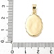 Латунные подвески ZIRC-I356-11G-02-3