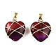 Подвески lampwork GLAA-T023-05J-2