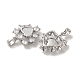 Латунные микро проложить кубического циркония подвески KK-H461-03P-2