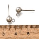 201 фурнитура для сережек-гвоздиков из нержавеющей стали STAS-R156-01P-06-2